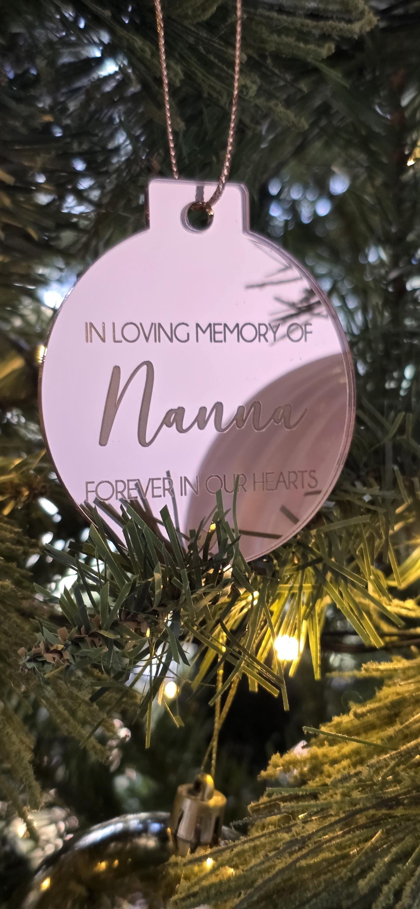 Personalised Memorial Christmas Tree Ornament