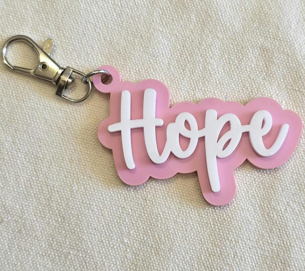 Personalised Name Keyring | Back to School Bag Tag | Custom Kids Backpack Keychain