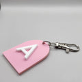 Personalized Initial Acrylic Pastel Keyring - Back To School Bag Tag