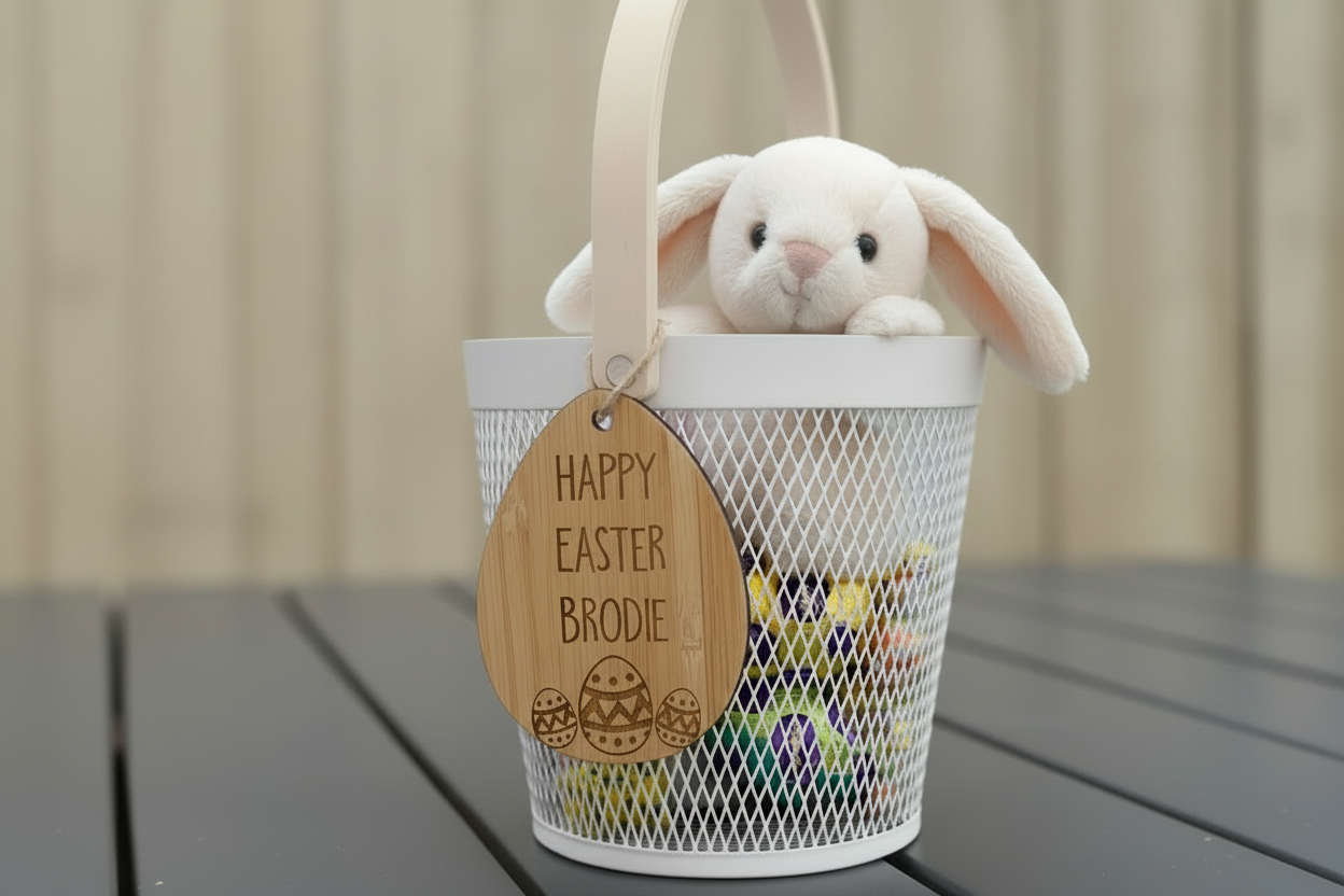 Personalised Easter Bamboo Gift Tags