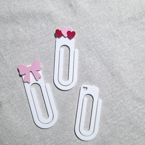 Acrylic Paperclip Bookmark | Handmade Jumbo Planner Clip