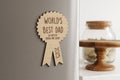 Personalized Bamboo "World's Best" Award Magnet