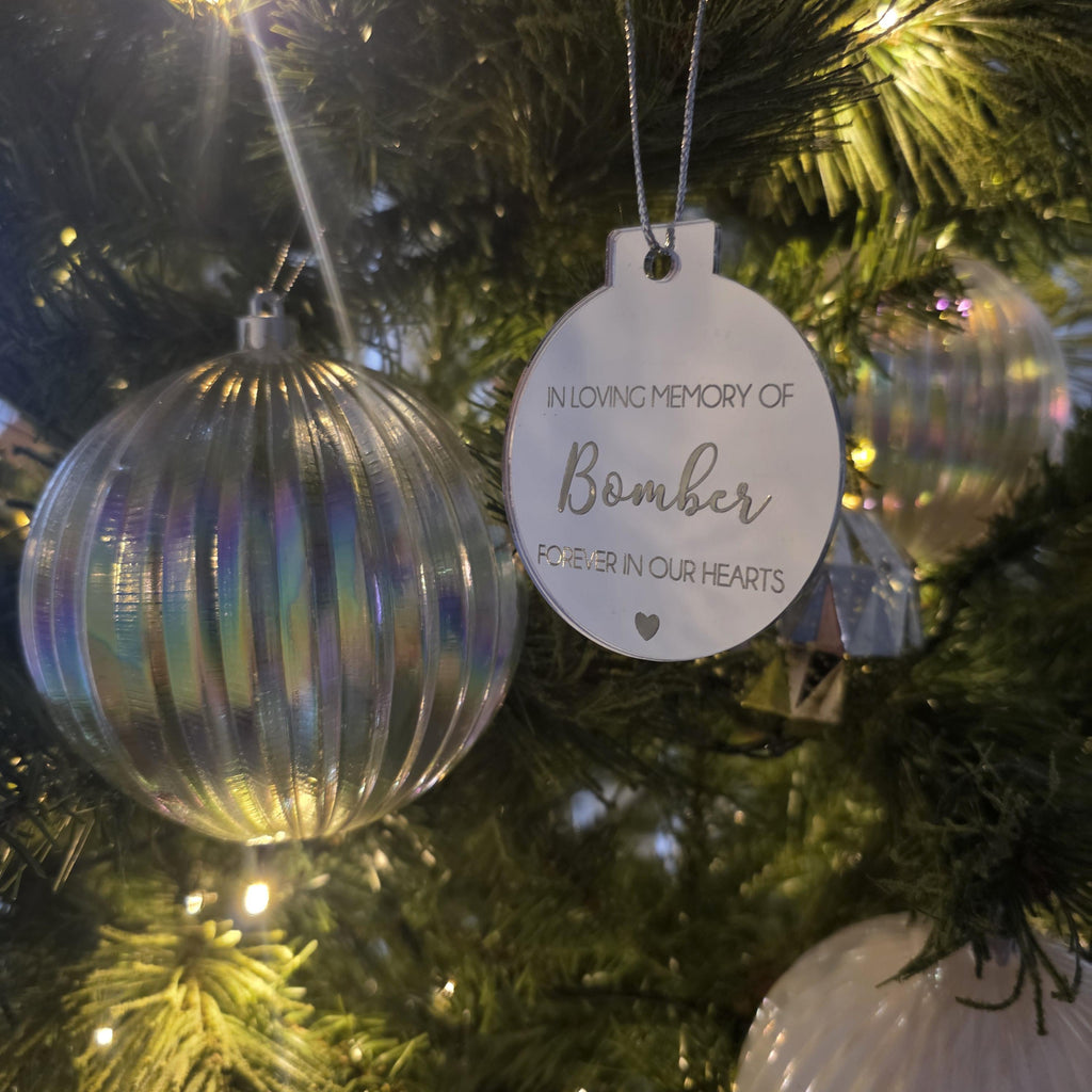 Personalised Memorial Christmas Tree Ornament