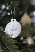 Personalised Mirror Acrylic Christmas Tree Ornament