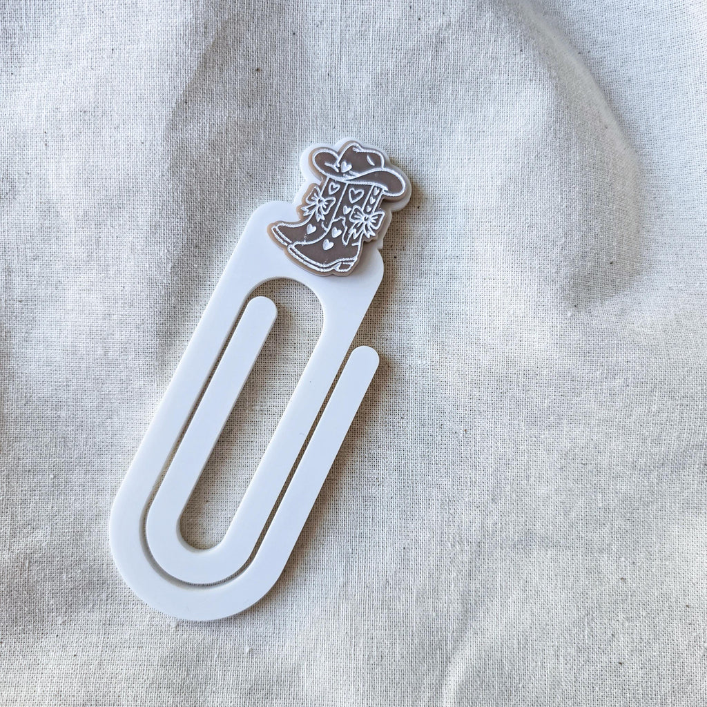 Acrylic Paperclip Bookmark | Handmade Jumbo Planner Clip