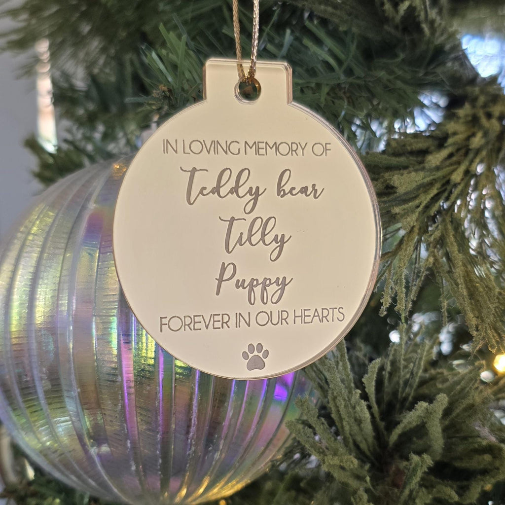 Personalised Memorial Christmas Tree Ornament