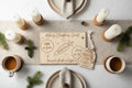 Personalised Deluxe Bamboo Santa Treat Board & Magical Key Christmas Bundle