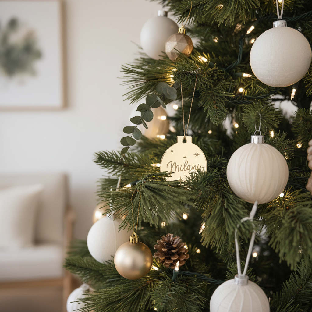 Mirror Acrylic Ornament - Using Product Photo