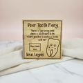 Tooth Fairy Plaque - No Tooth