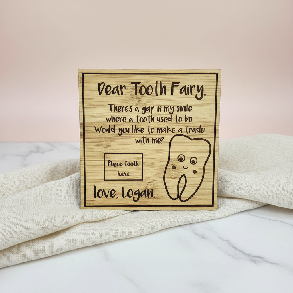 Tooth Fairy Plaque - No Tooth